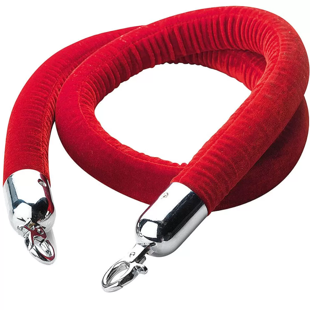 DecoWoerner Cordon Pour Poteau De Barrage, Longueur 150 Cm, Argent/