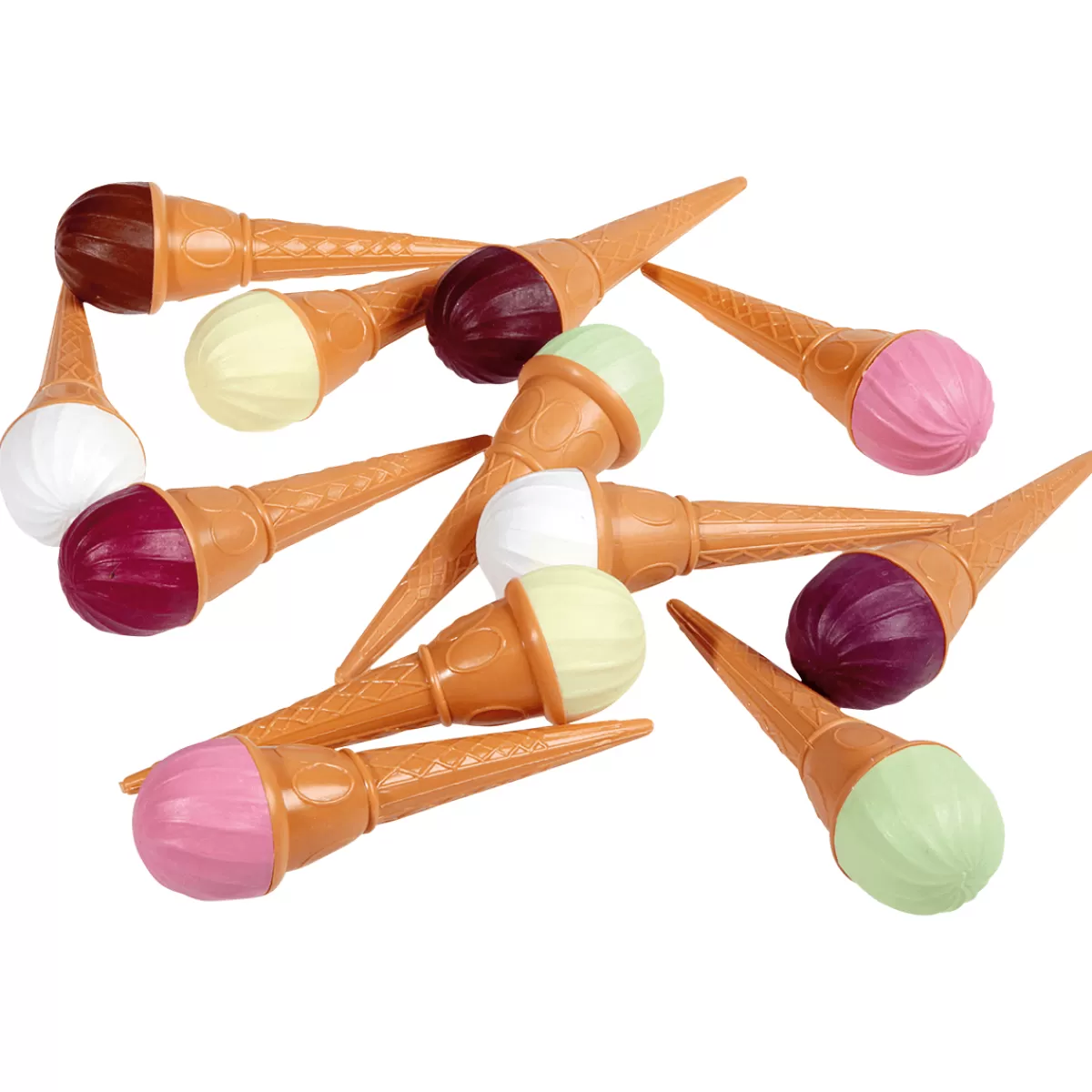 DecoWoerner Cornet De Glace Aliment Factice, 12 Pces