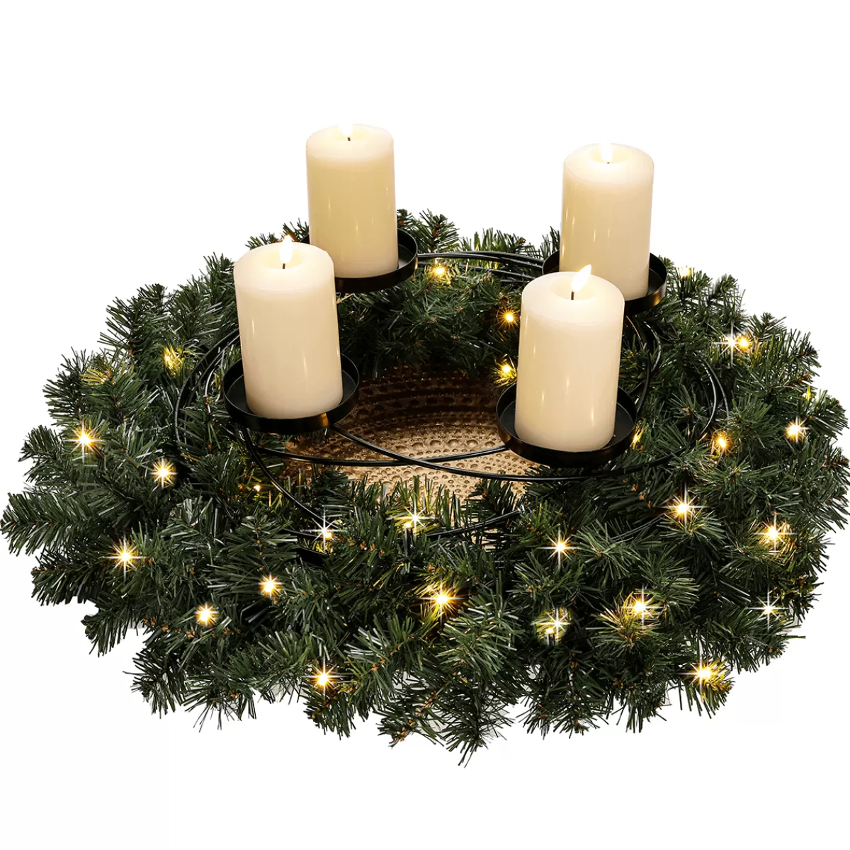 coupe_dcorative_en_bois_laqu_or__49_cm_avec_dcorations_4.webp DecoWoerner Coupe Décorative En Bois Laqué Or Ø 49 Cm Avec Décorations