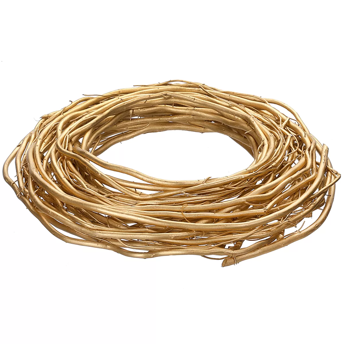 DecoWoerner Couronne De Pte En Osier Et Branches Laquées 40 Cm