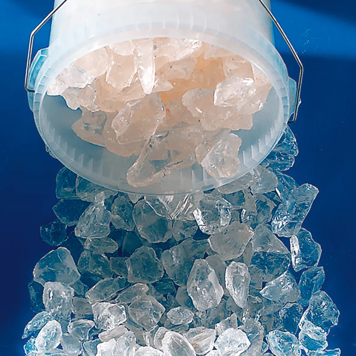 DecoWoerner Crushed Ice Déco En Verre, 20 - 40 Mm, 6 Kg