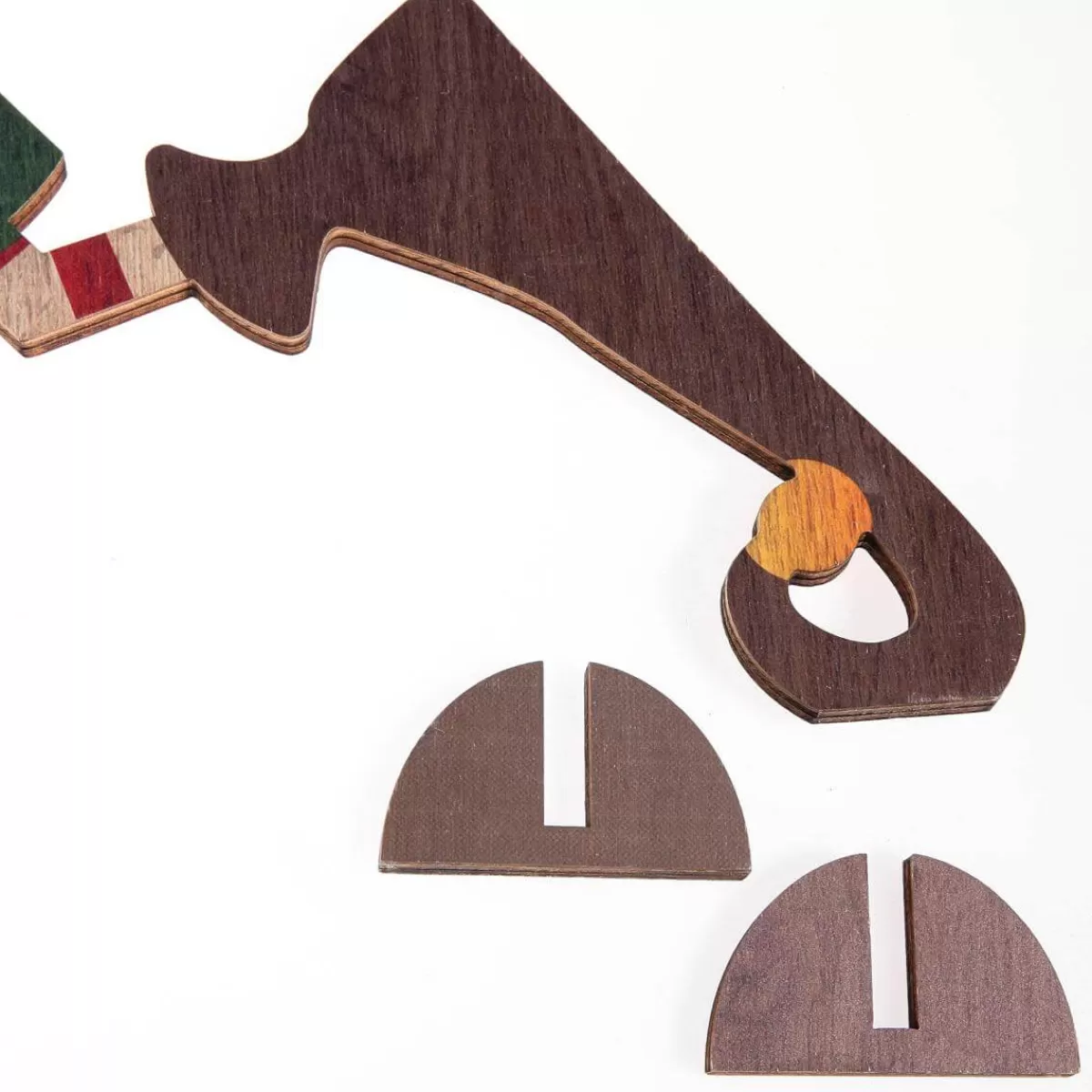 DecoWoerner Décor En Bois Elfe De Noël 95 X 87 Cm