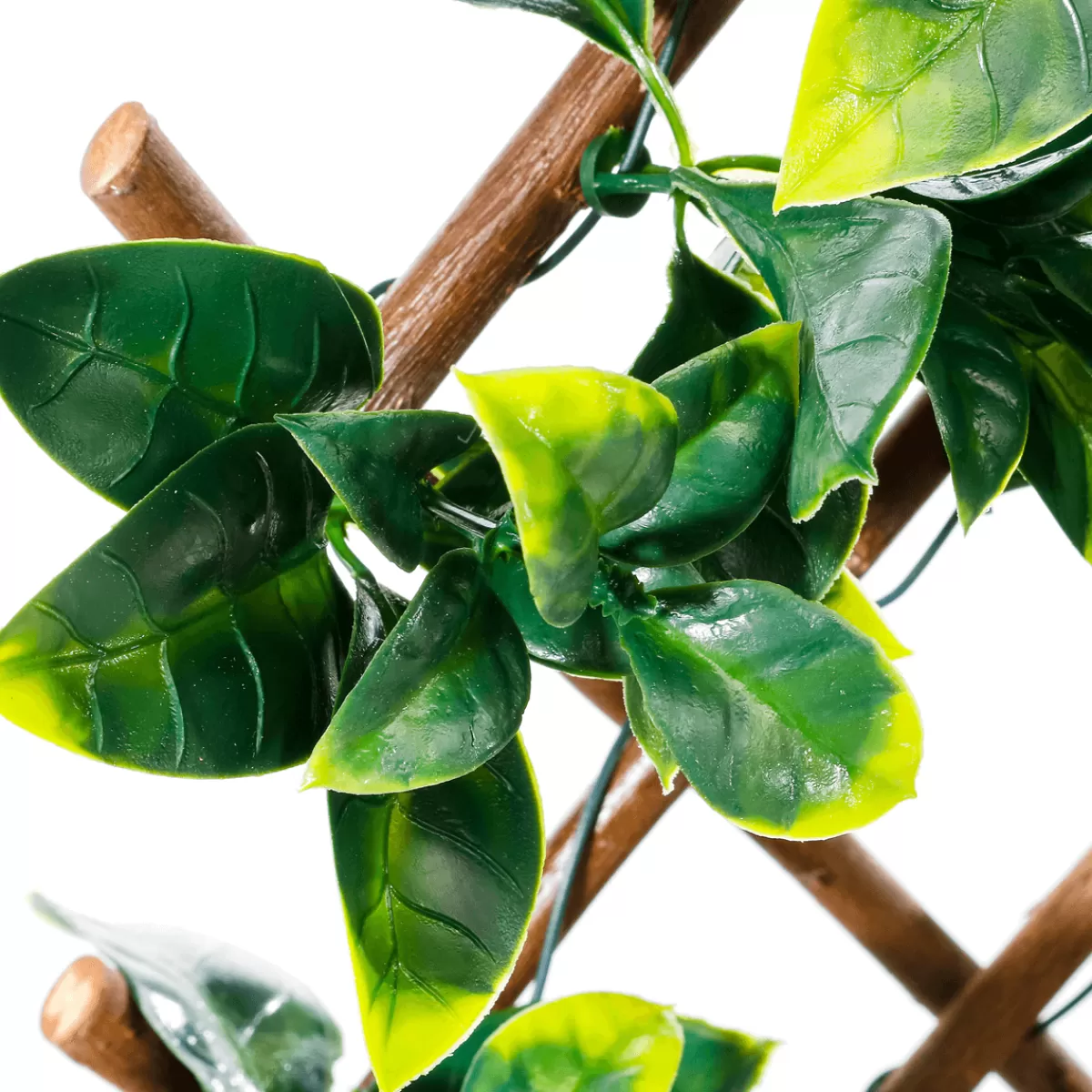 DecoWoerner Elément De Clôture Pare-vue Avec Feuilles es Artificielles, Extensible Jusqu'à 200 Cm