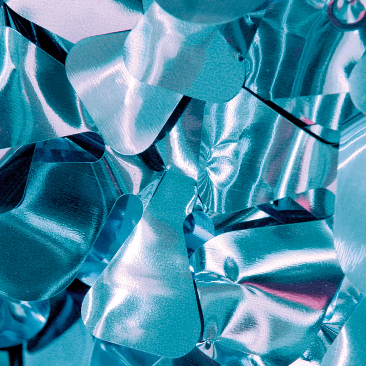 DecoWoerner Feuille D'optique Découpée Métallisée 90 Cm De Large, Glacé