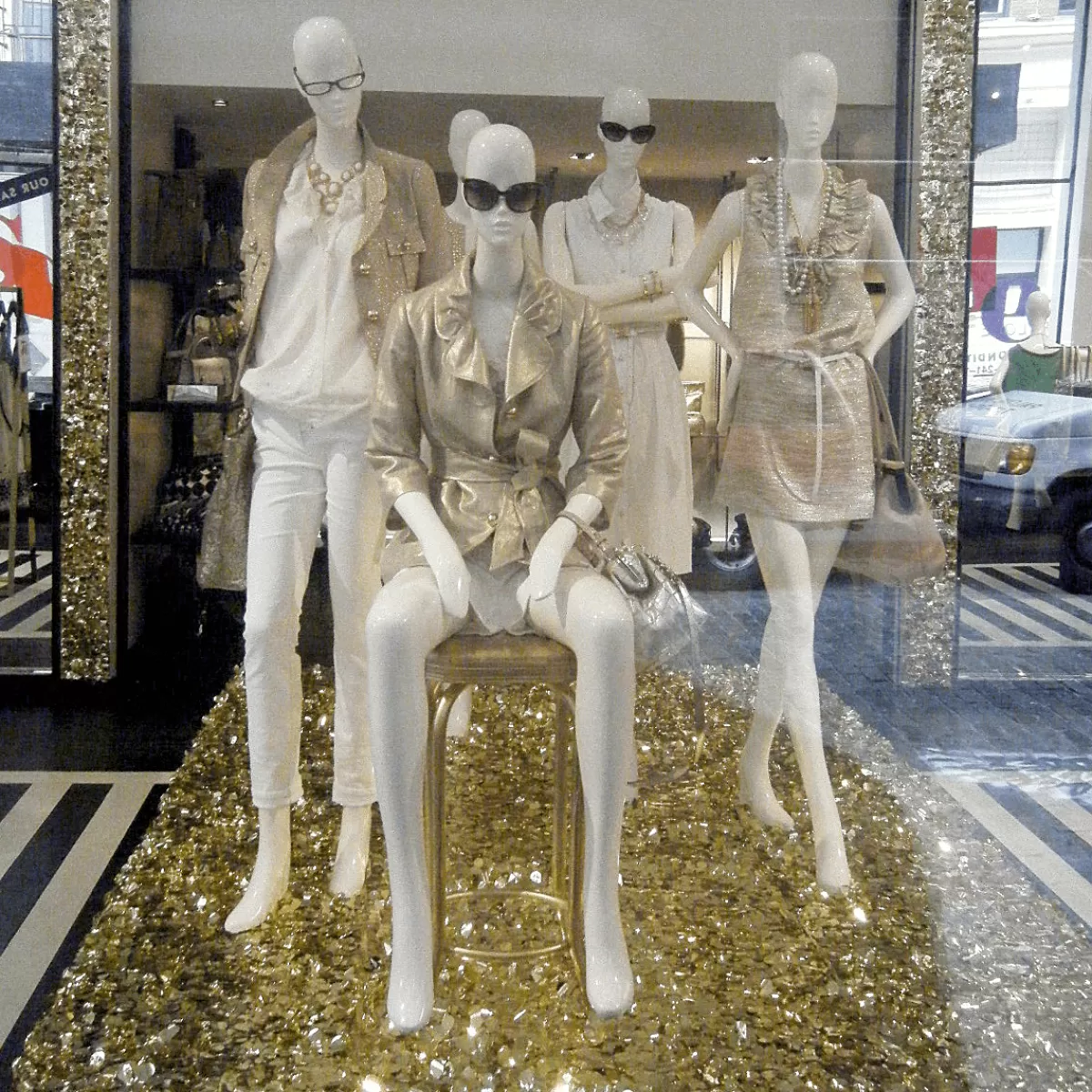 DecoWoerner Feuille D'optique Découpée Métallisée 90 Cm De Large,