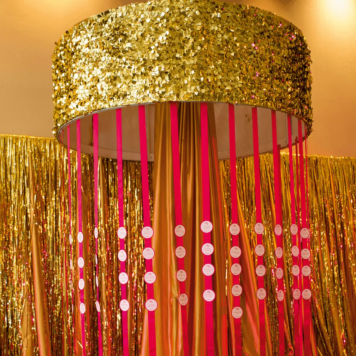 DecoWoerner Feuille D'optique Découpée Métallisée 90 Cm De Large,