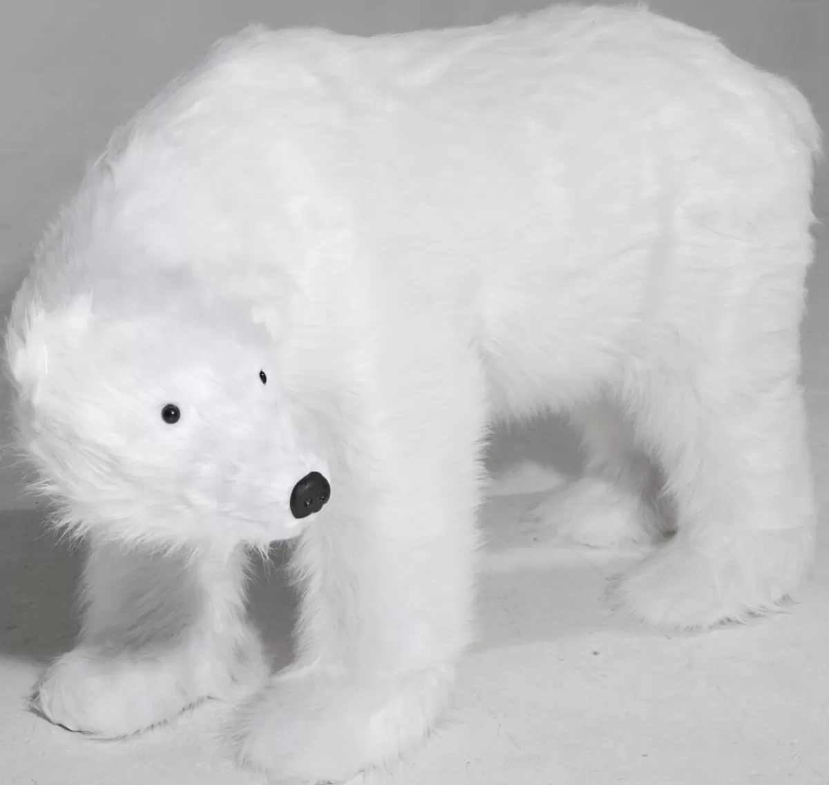 figure_animale_grandeur_nature_dun_ours_polaire_haut_90cm_4.webp DecoWoerner Figure Animale Grandeur Nature D'un Ours Polaire, Haut. 90cm