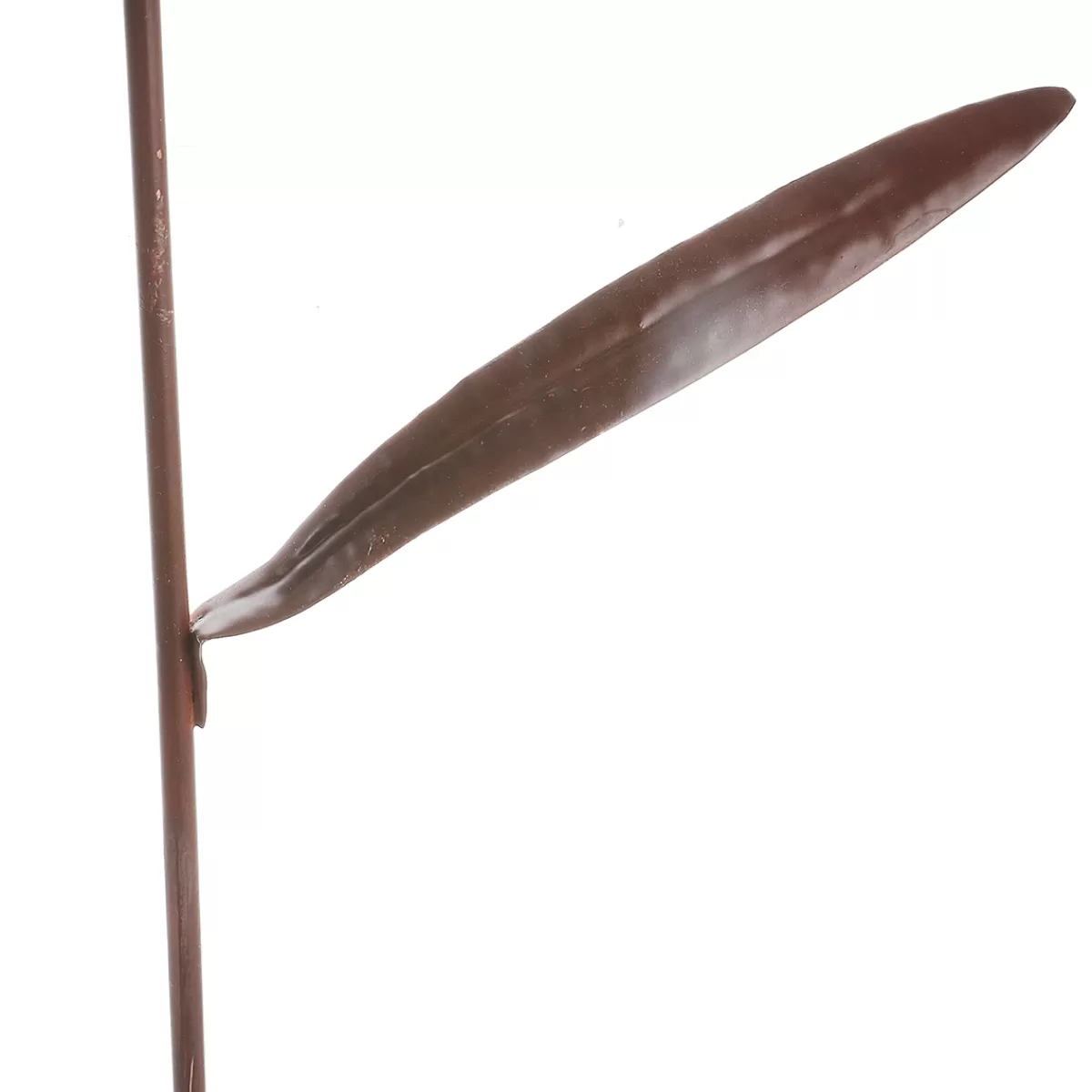 DecoWoerner Fleur Décorative En Métal Brun 78 Cm