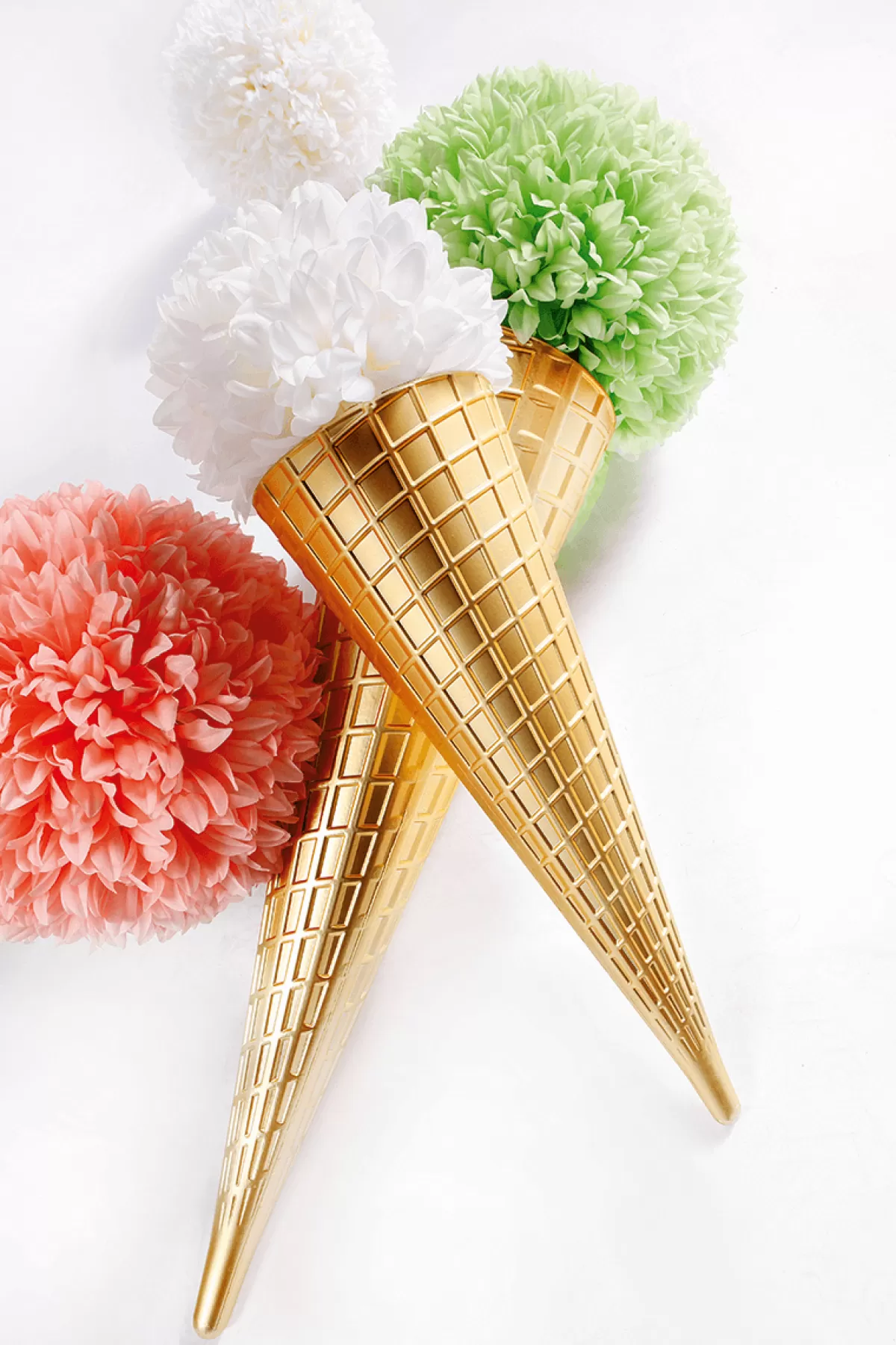 fleur_pompon__16_cm_jaune_2_pces_6.webp DecoWoerner Fleur Pompon, Ø 16 Cm, , 2 Pces