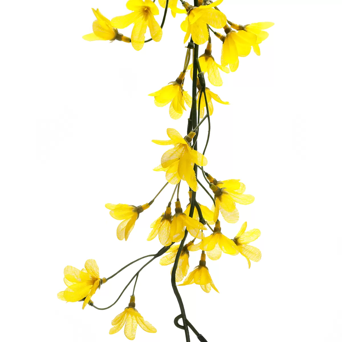 DecoWoerner Guirlande De Forsythias Artificiels 180 Cm
