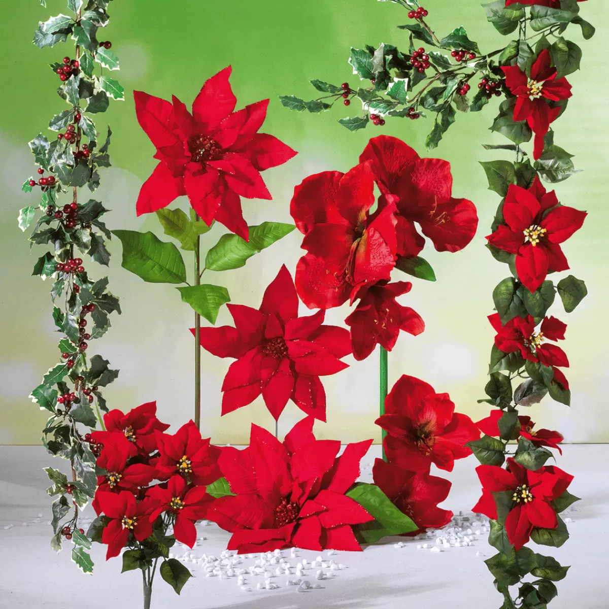guirlande_de_poinsettias_artificiels_180_cm_7.webp DecoWoerner Guirlande De Poinsettias Artificiels 180 Cm
