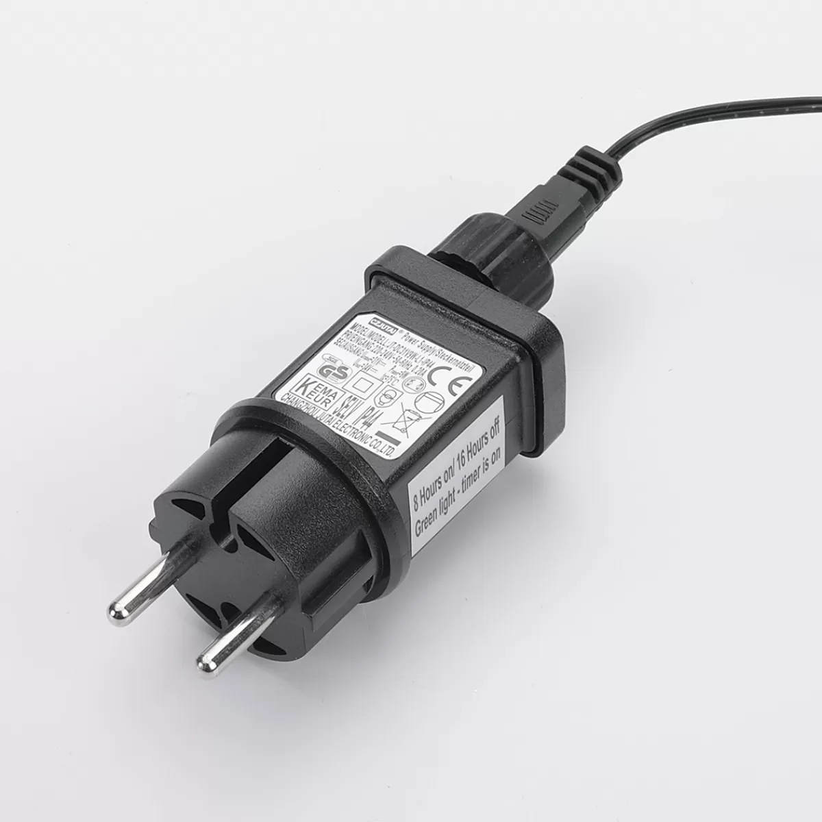 DecoWoerner Guirlande Lumineuse 3en1 : Chaîne Lumineuse à LED Colorée, Jaune Chaud Ou Clignotante Alternée Avec Minuterie, Pour L'extérieur, 16 M