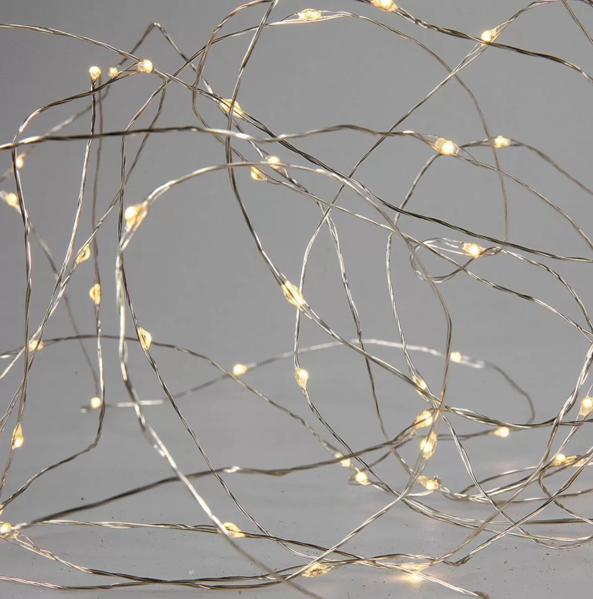 DecoWoerner Guirlande Lumineuse LED En Fil Métallique Pour L'extérieur, 10 M, é