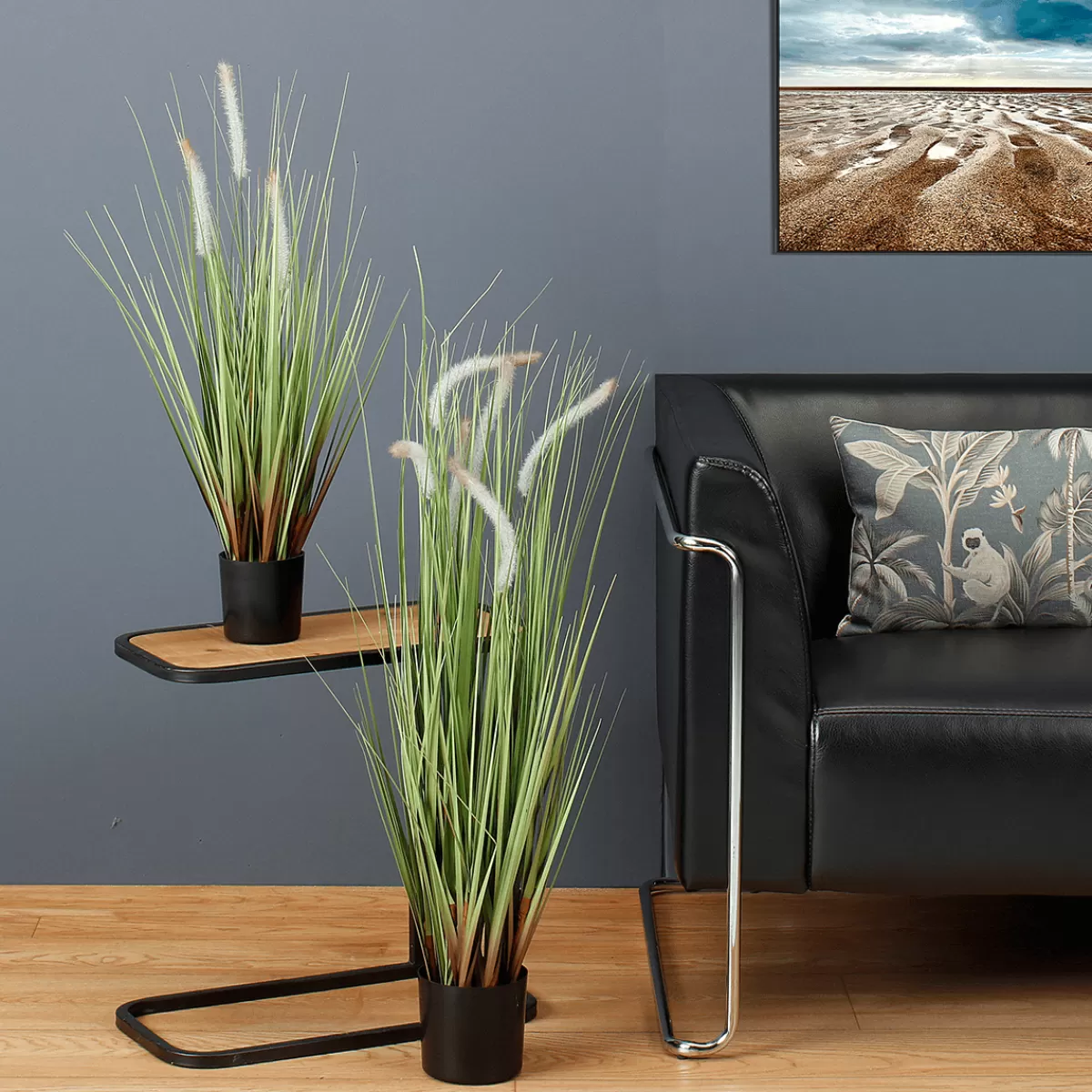 herbe__lampions_dcorative_en_pot_noir_90_cm_4.webp DecoWoerner Herbe à Lampions Décorative En Pot Noir 90 Cm