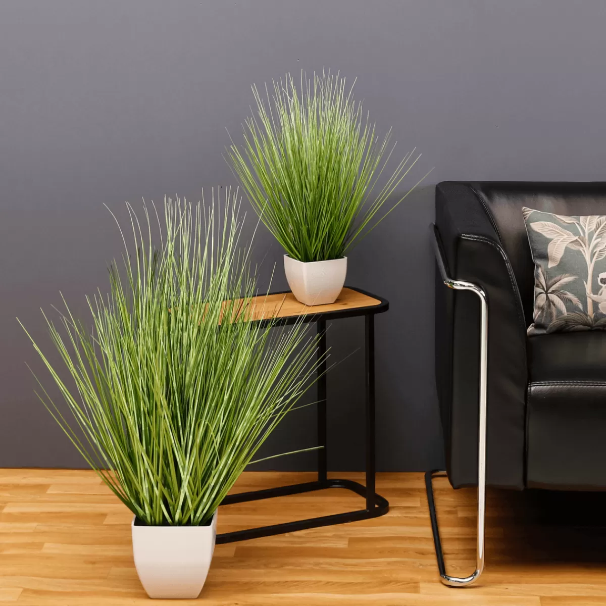 herbe_zbre_dcorative_en_pot_blanc_78_cm_4.webp DecoWoerner Herbe Zébrée Décorative En Pot Blanc 78 Cm