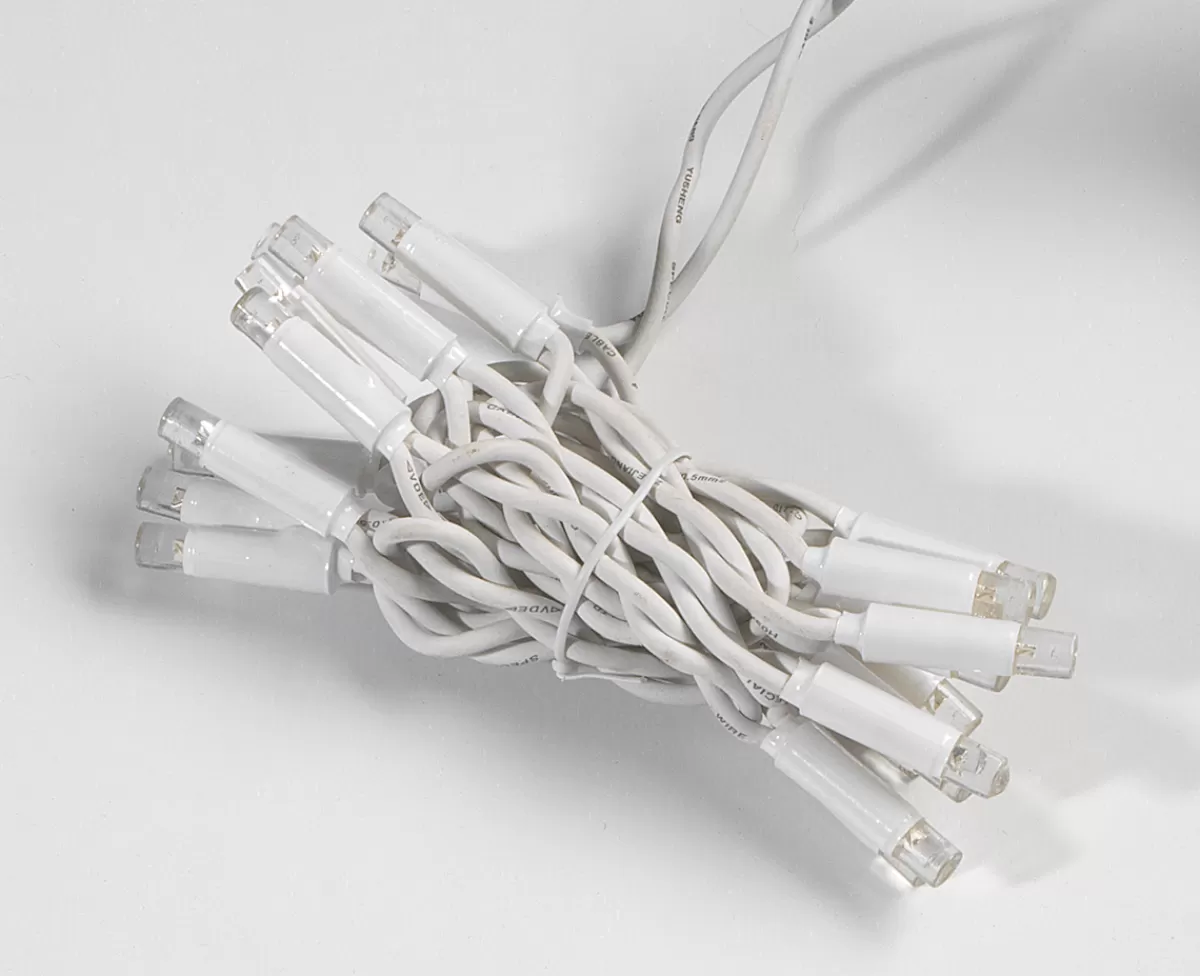 DecoWoerner Icicle-Light Professionnel à LED Système IP67, 114 LED, 300 X 50 Cm, Sans Cable