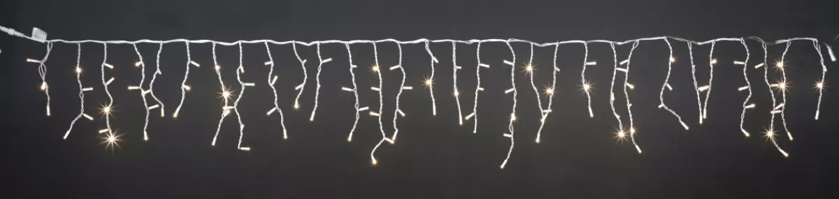 DecoWoerner Icicle-Light Professionnel à LED Système IP67, 114 LED, 300 X 50 Cm, Sans Cable