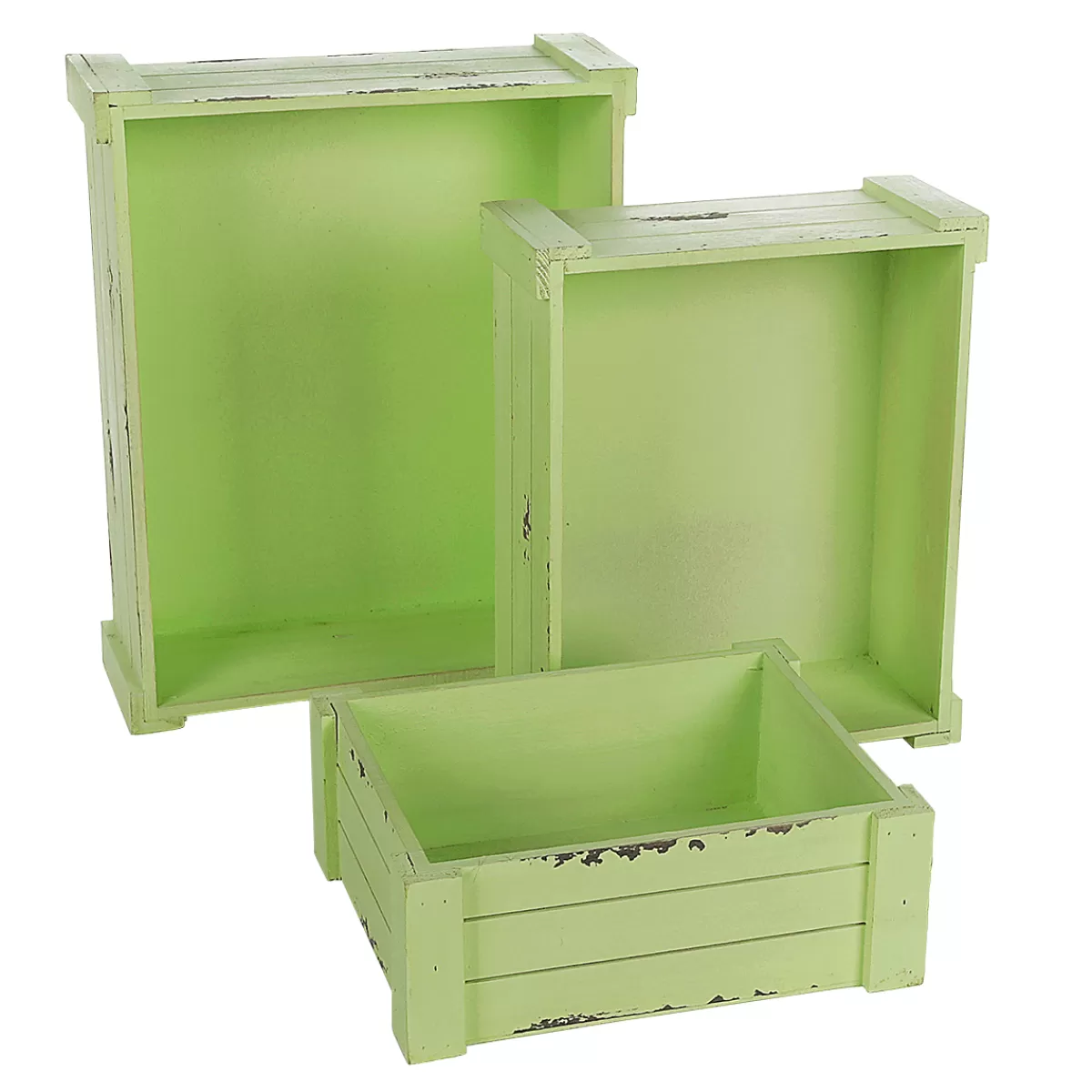 DecoWoerner Jeu De Caisses En Bois De Différentes Tailles,