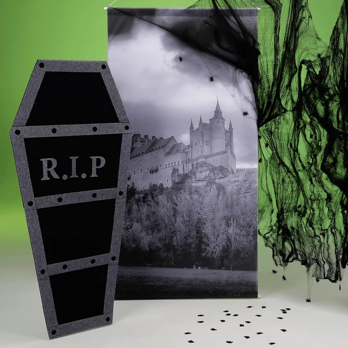 DecoWoerner Kit De Décoration économique Halloween 5 Pièces