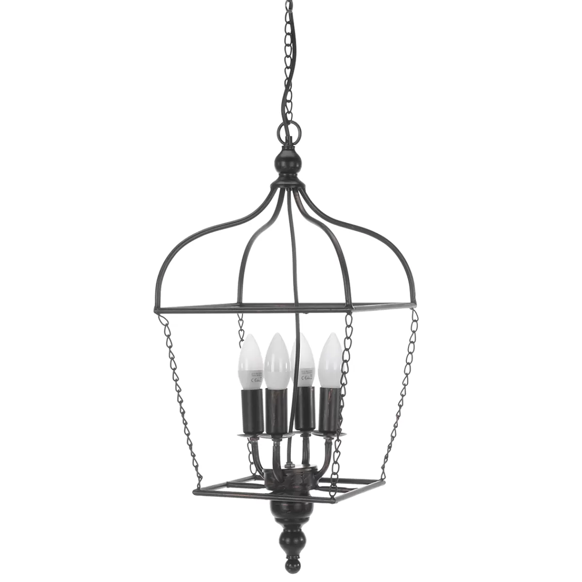 DecoWoerner Lampe à Suspendre En Métal Vintage