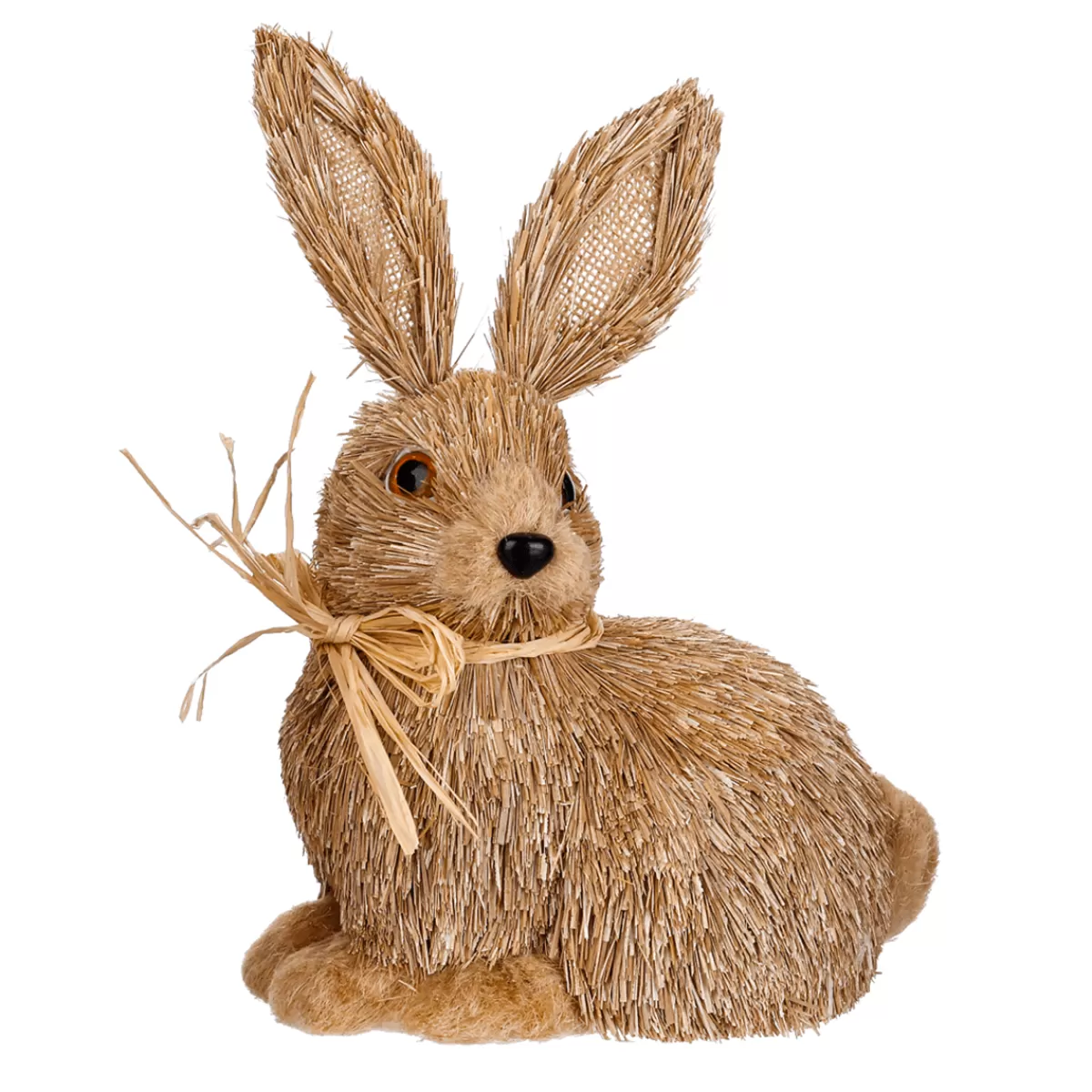 DecoWoerner Lapin De Pâques Décoratif Assis 24 Cm