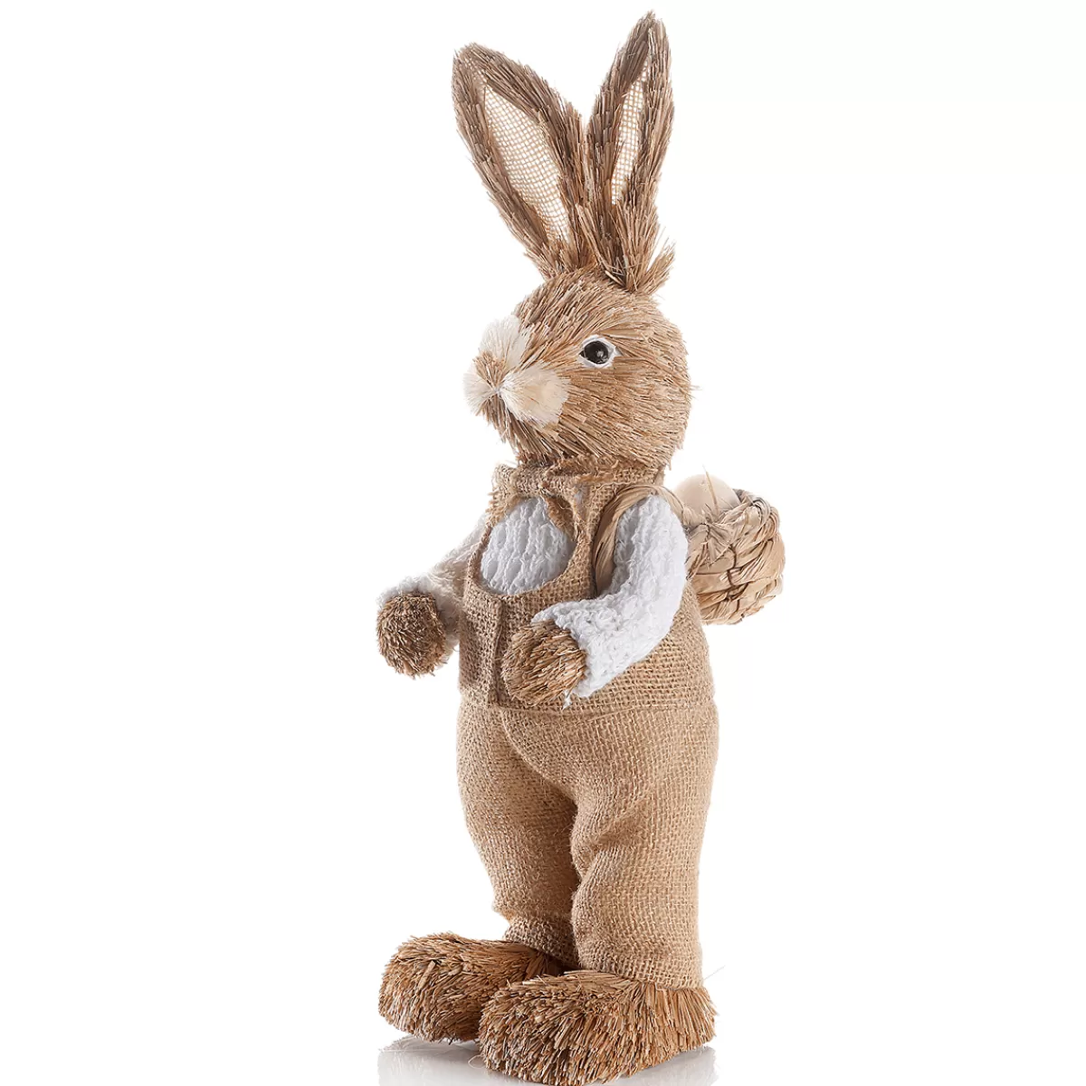 DecoWoerner Lapin De Pâques Décoratif, Brun, 44 Cm De Haut