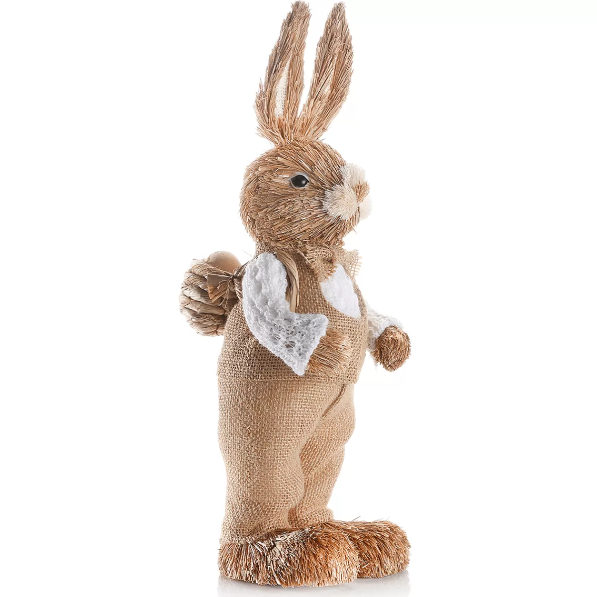 DecoWoerner Lapin De Pâques Décoratif, Brun, 44 Cm De Haut