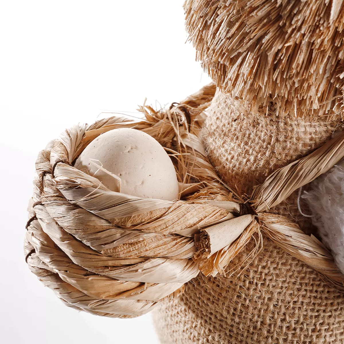 DecoWoerner Lapin De Pâques Décoratif, Brun, 44 Cm De Haut