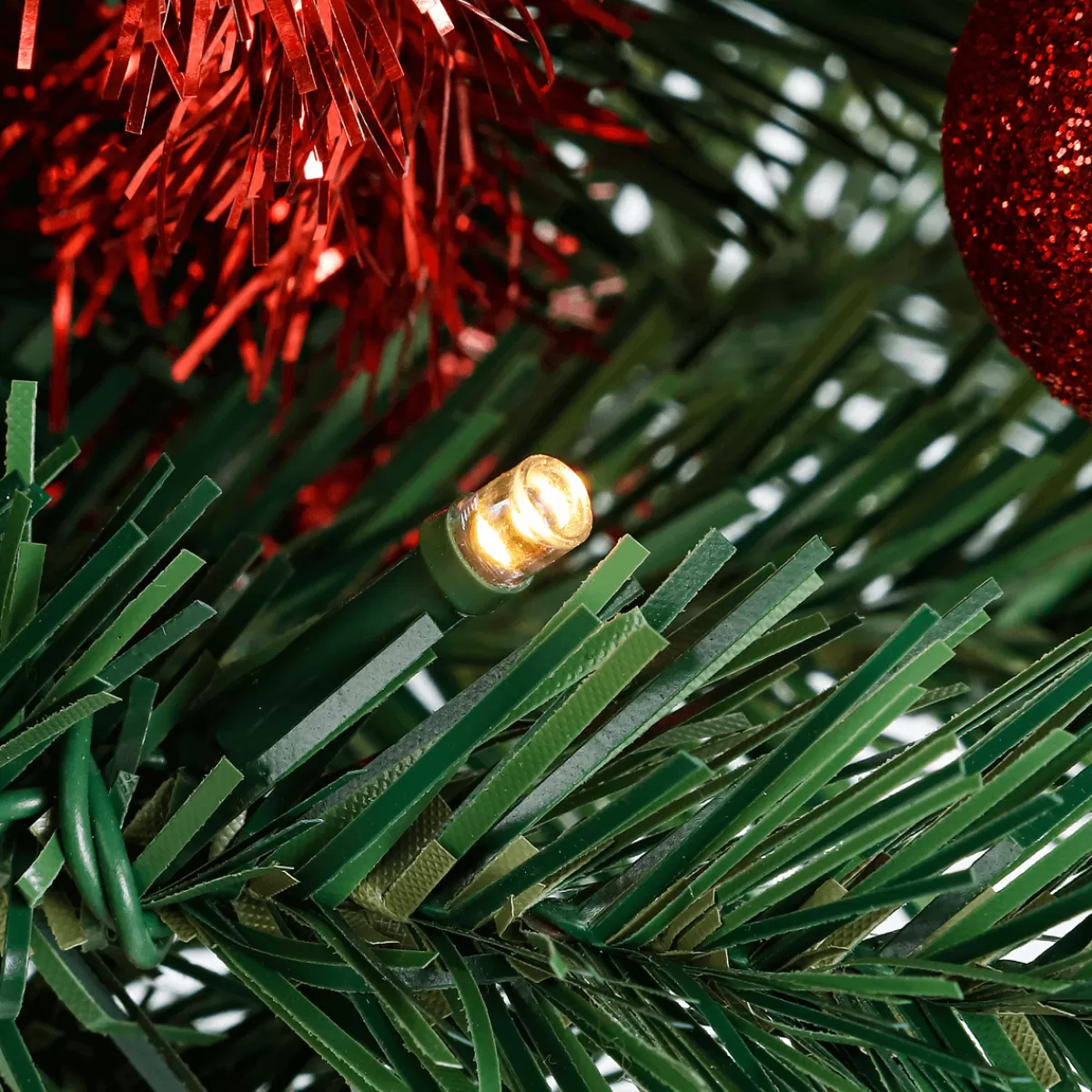 DecoWoerner LED Déco Sapin Dans Un Sac En Jute 60 Cm