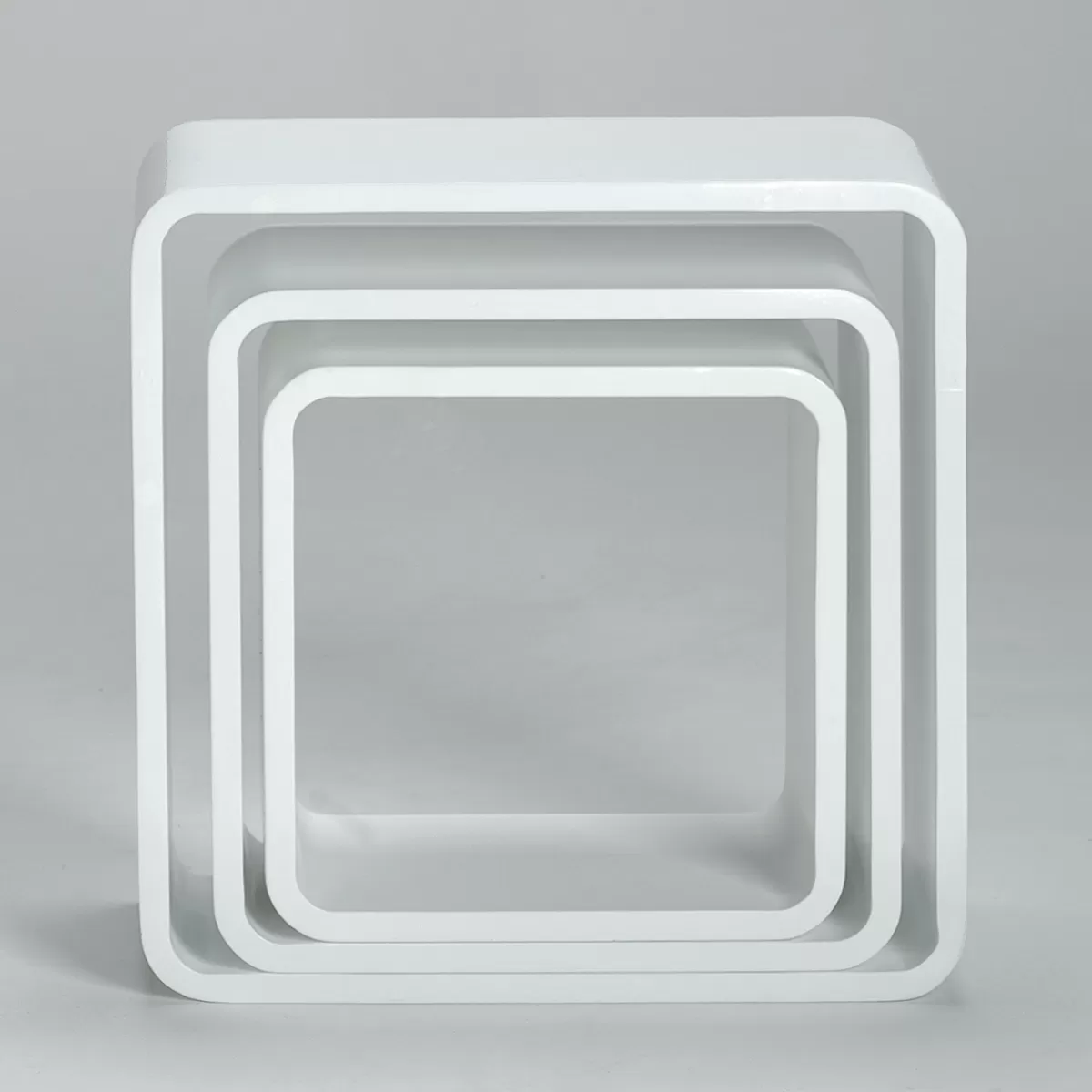 DecoWoerner Lot D'étagères "Cube" hes 3 él.