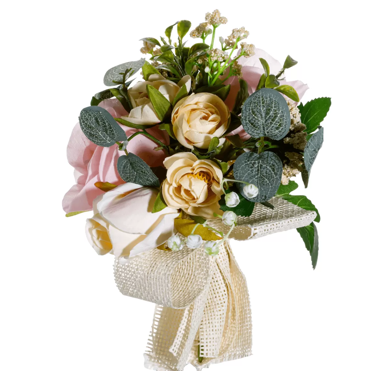 DecoWoerner Mini Bouquet De s Artificielles Mélange 17 X 20 X 13 Cm (l X L X H)