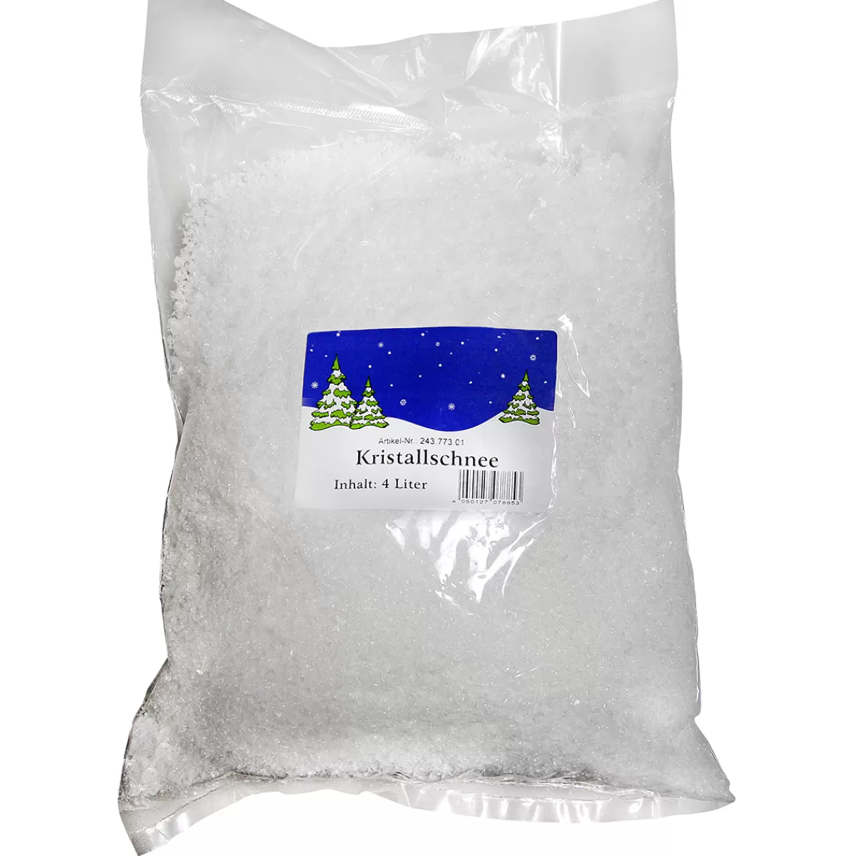 DecoWoerner Neige Cristalline Décorative 140 G (4 Litres)