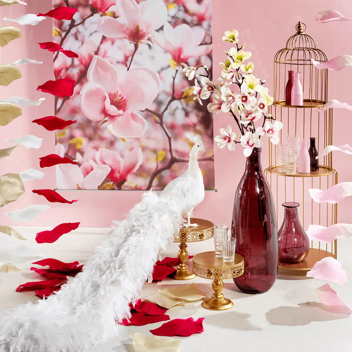 noble_branche_de_magnolia_artificielle_blanco_verde_100_cm_8.webp DecoWoerner Noble Branche De Magnolia Artificielle, o Verde, 100 Cm