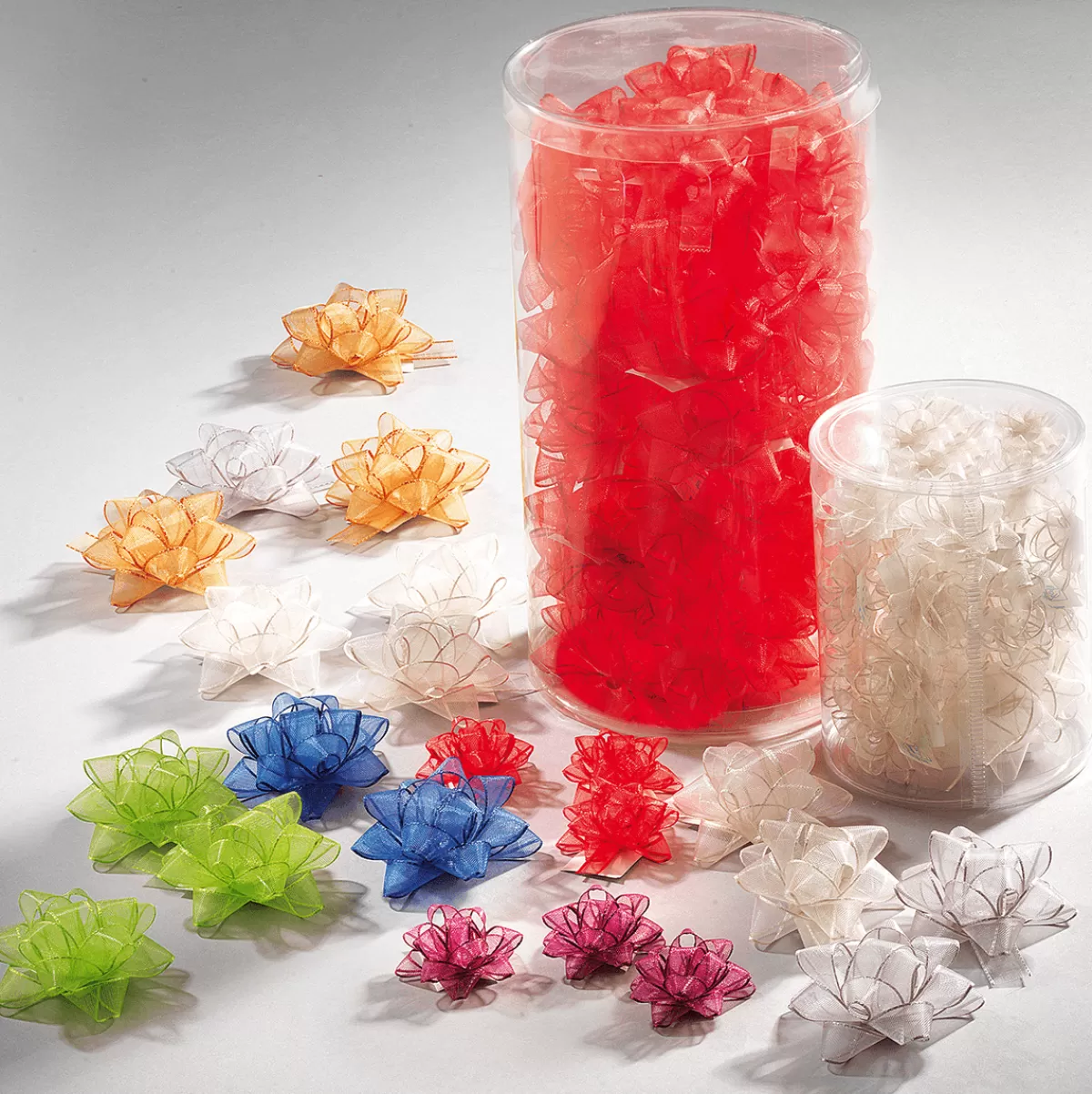 noeuds_prts__lemploi__8_cm_vert_clair_5.webp DecoWoerner Noeuds Prêts à L’emploi, Ø 8 Cm, Clair