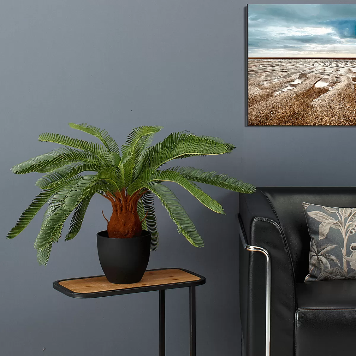palmier_artificiel_cycaspalme_en_pot_prt__lemploi_65_cm_4.webp DecoWoerner Palmier Artificiel Cycaspalme En Pot Prêt à L'emploi 65 Cm