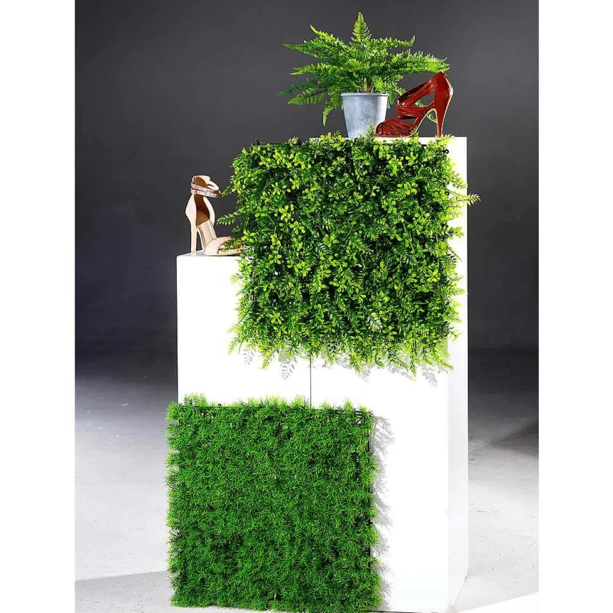 panneau_de_fougresbuis_artificiels_50_x_50_cm_4.webp DecoWoerner Panneau De Fougères-buis Artificiels, 50 X 50 Cm