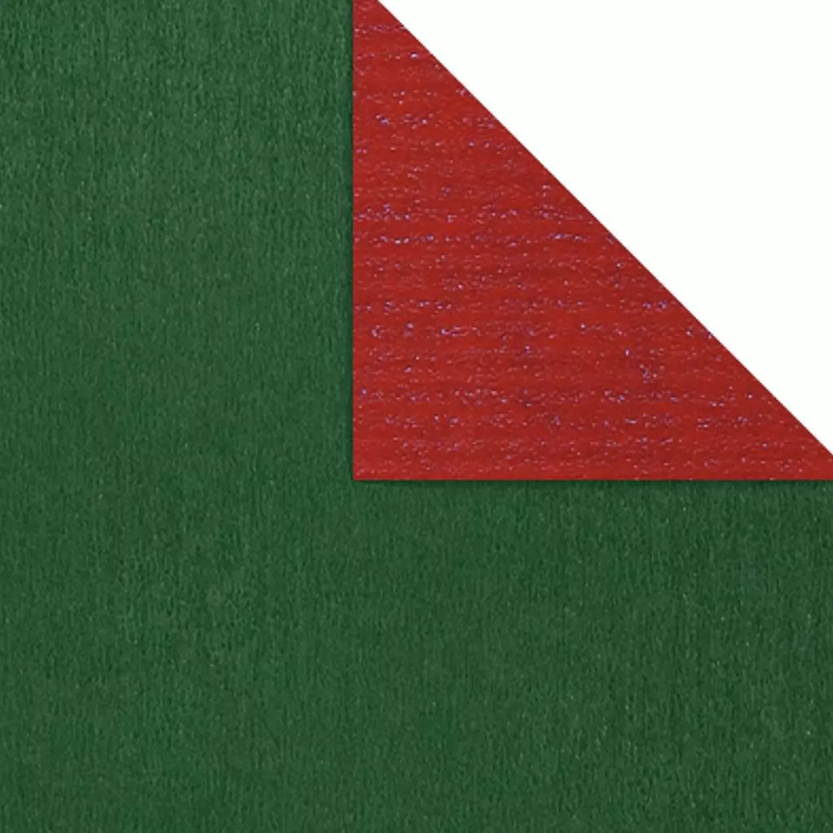 DecoWoerner Papier Cadeau Bicolore 50 Cm, 100 M, Foncé Rouge