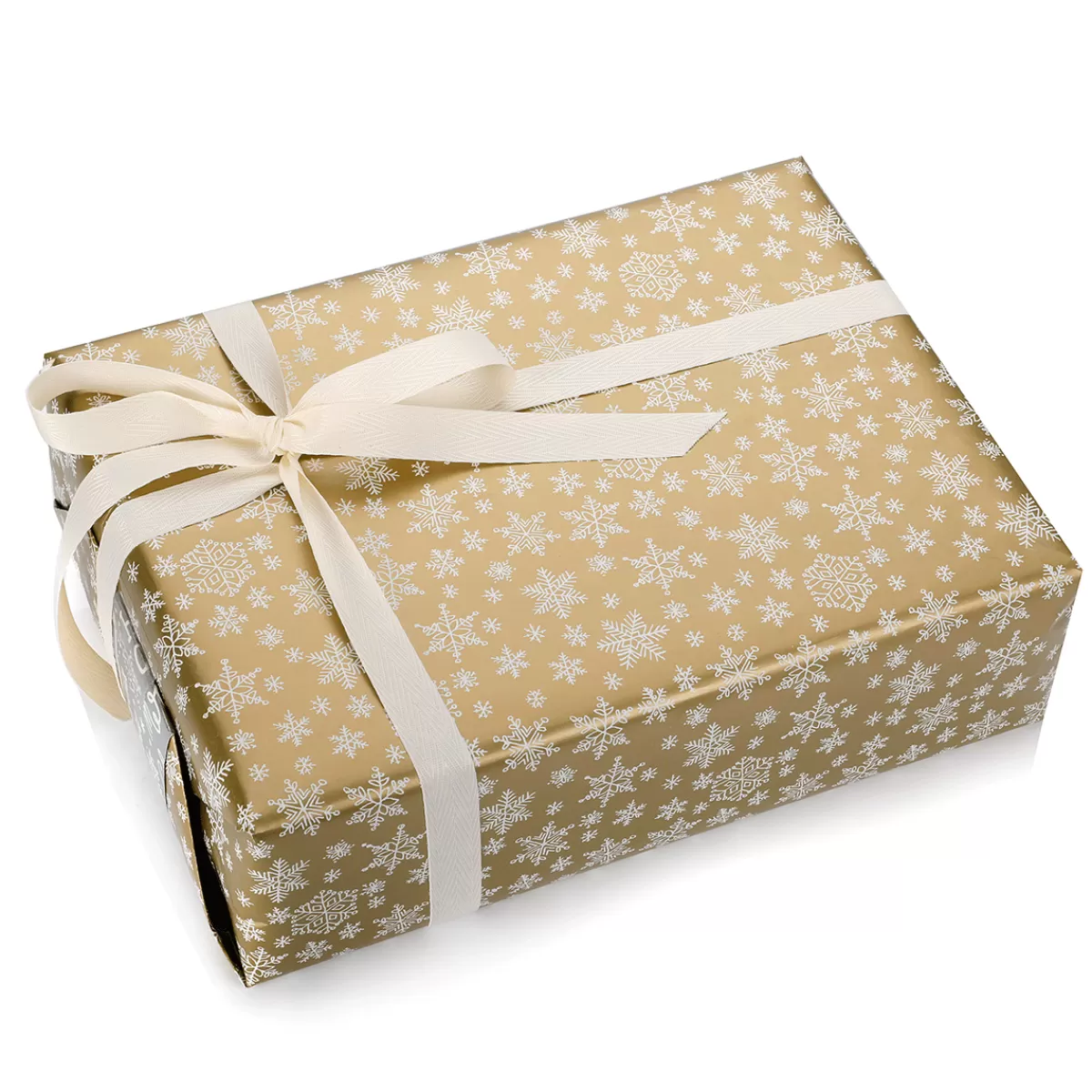 DecoWoerner Papier Cadeau Double Face & Argent Avec Symboles De Noël - 50 M De Papier Cadeau En Rouleau