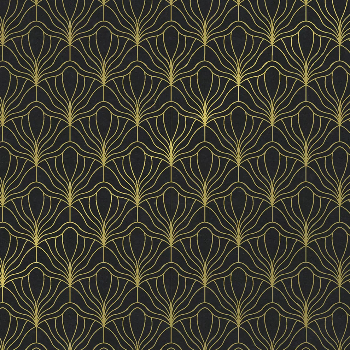 papier_kraft_recycl_noir_avec_motif_dventail_dor__rouleau_de_50_m_de_papier_cadeau_4.webp DecoWoerner Papier Kraft Recyclé Avec Motif D'éventail Doré - Rouleau De 50 M De Papier Cadeau