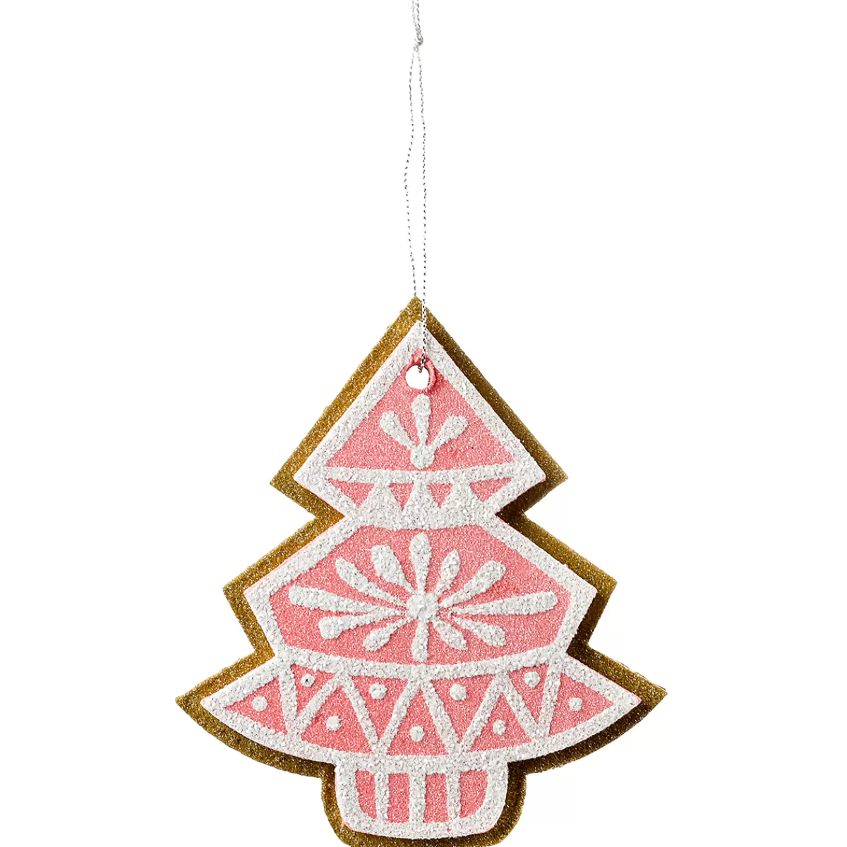 DecoWoerner Pendentif De Noël Pain D'épices Sapin 13 Cm 4 Pièces