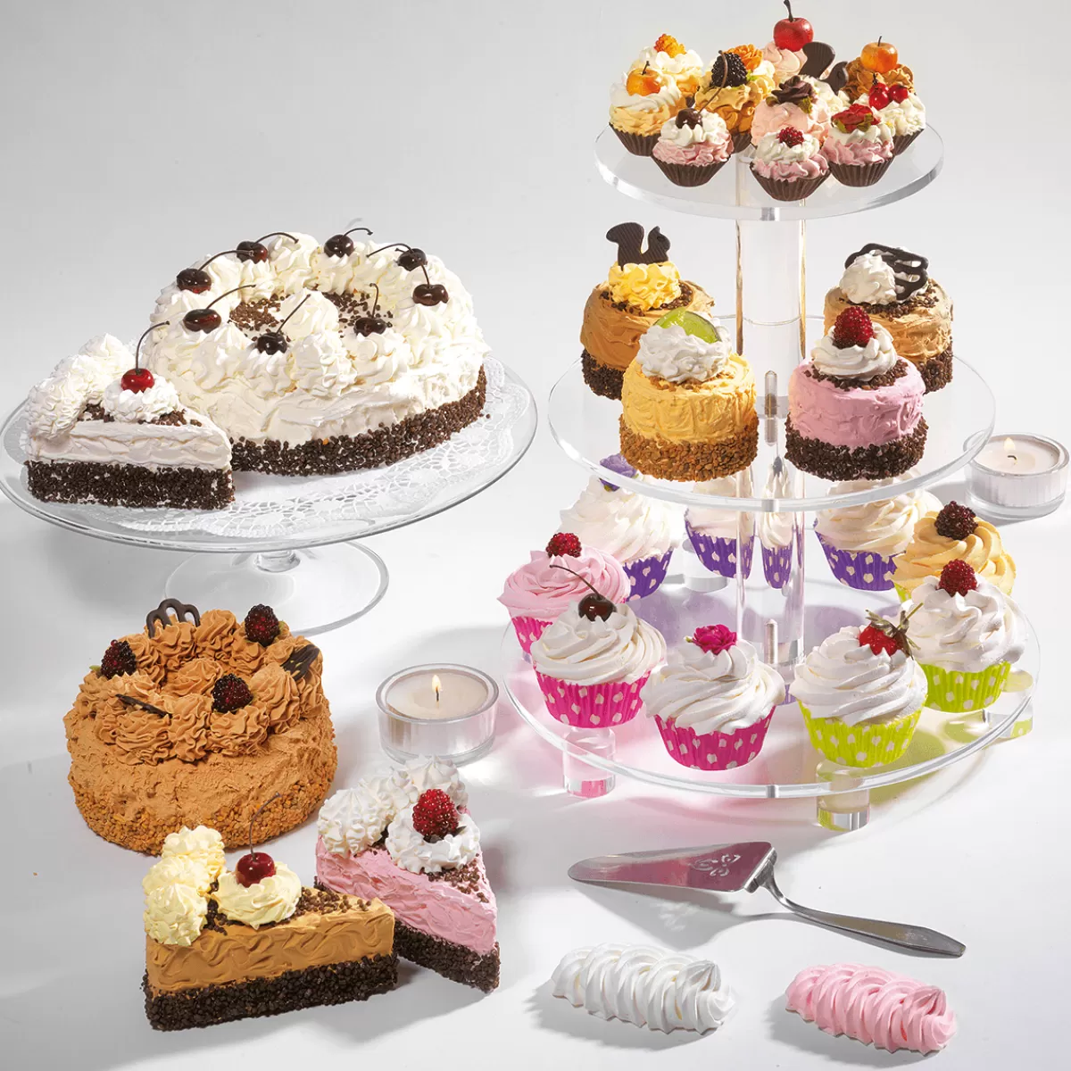 pices_de_tarte_aux_framboises_set_de_2_fausses_pices_alimentaires_12_cm_4.webp DecoWoerner Pièces De Tarte Aux Framboises, Set De 2 Fausses Pièces Alimentaires 12 Cm