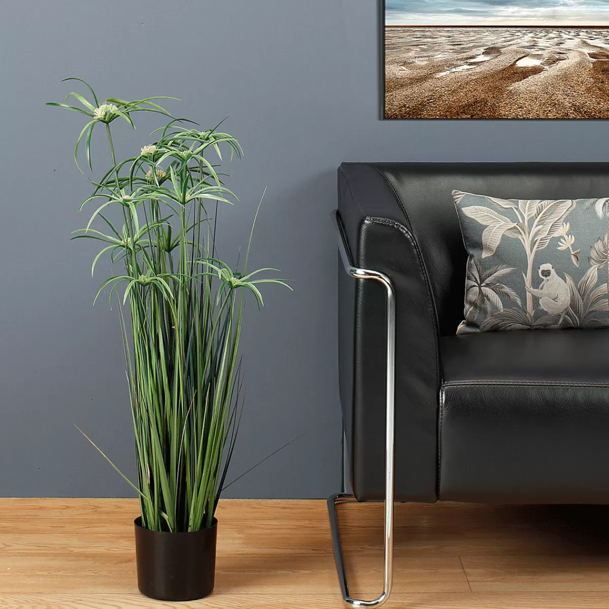 plante_artificielle_de_papyrus_en_pot_90_cm_5.webp DecoWoerner Plante Artificielle De Papyrus En Pot 90 Cm