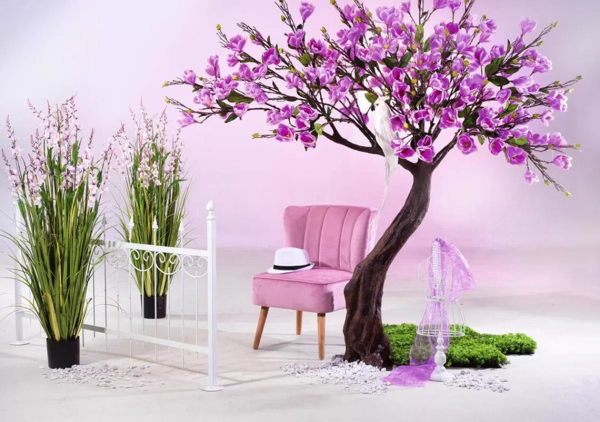 DecoWoerner Plaque De Mousse D'herbe Artificielle Deluxe, 25 X 25 Cm