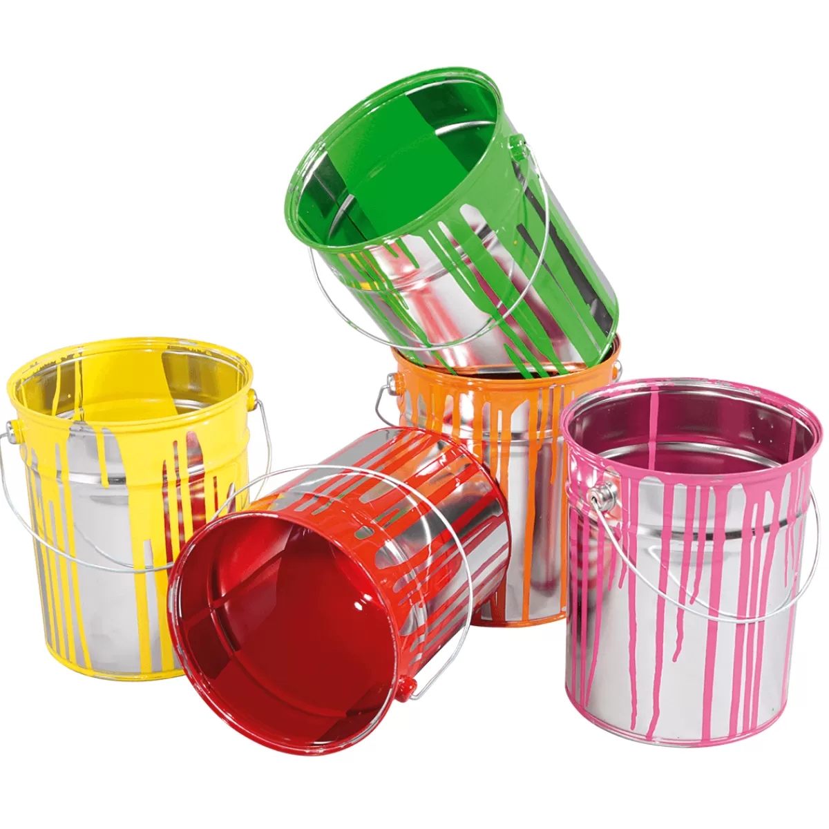 DecoWoerner Pot De Peinture Déco 23 Cm De Haut, Pot De Peinture Déco 23 Cm De Haut,