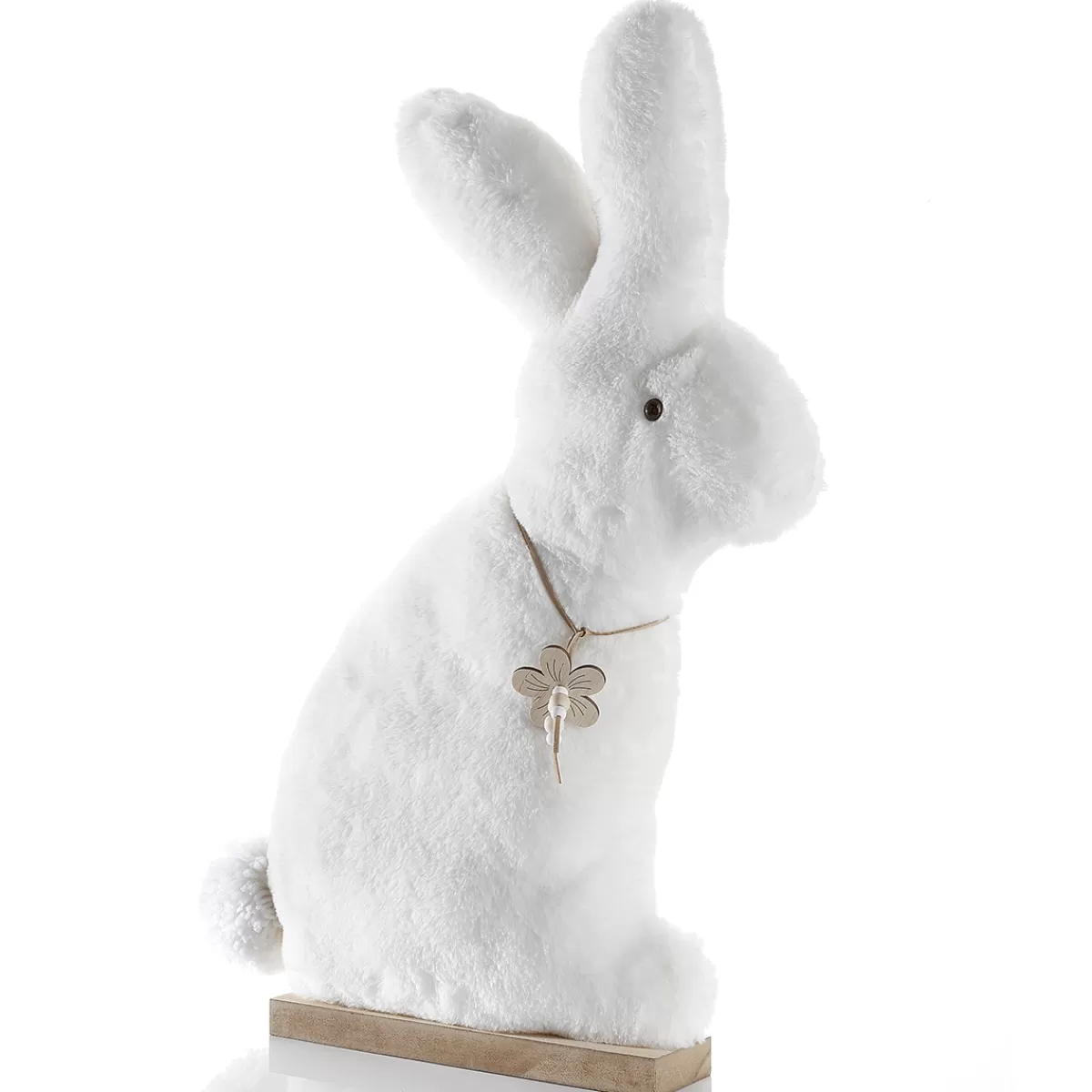 DecoWoerner Présentoir De Lapin En Peluche Décoratif, , 57 Cm De Haut