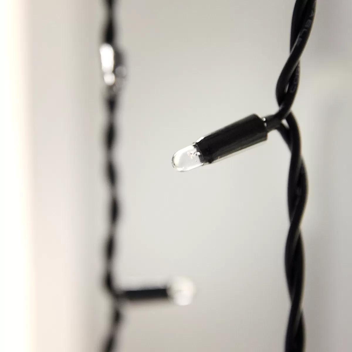 DecoWoerner Rideau Lumineux 200 X 80 Cm 160 LED IP44, Noir