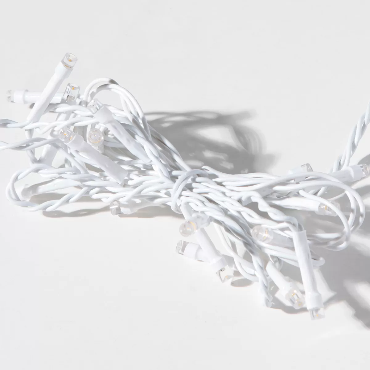 DecoWoerner Rideau Lumineux LED Clignotant Ext., Larg. 100 Cm, Câble