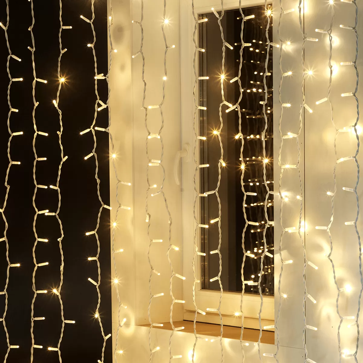 DecoWoerner Rideau Lumineux LED Profi Système IP67, 500 Cm Sans Câble D'alimentation,