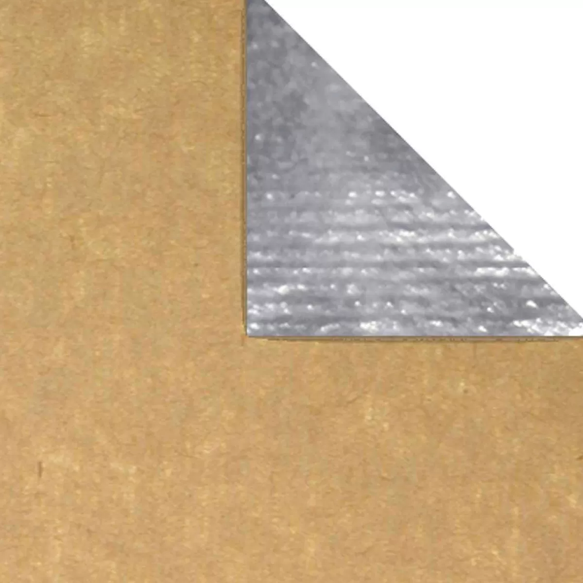 DecoWoerner Rouleau De Papier Cadeau Papier Kraft 70 Cm, 50 M, -métallique