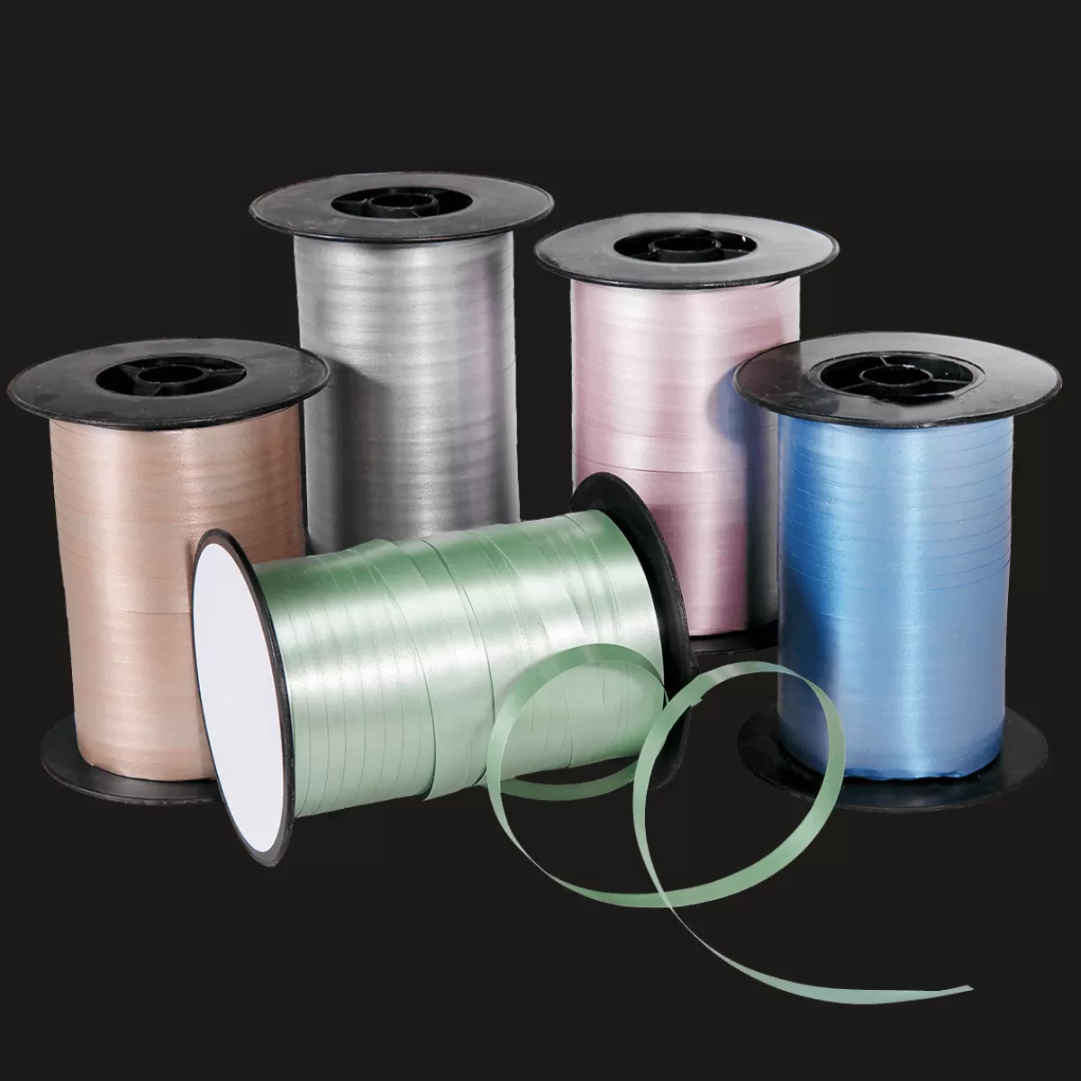 ruban__friser_pastel_10_mm_150_m_champagne_3.webp DecoWoerner Ruban à Friser Pastel, 10 Mm, 150 M, Champagne